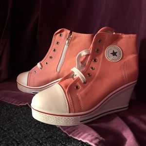 High Heeled Tennis Shoes